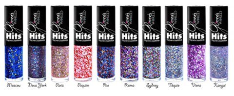 Esmaltes Hits: nova coleção “Glitter's World”